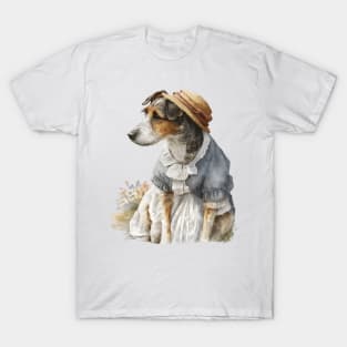 Vintage Mother Dog "Tasha Tudor" style T-Shirt